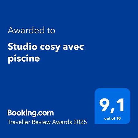 Studio Cosy Avec Piscine Saint-Joseph Bagian luar foto