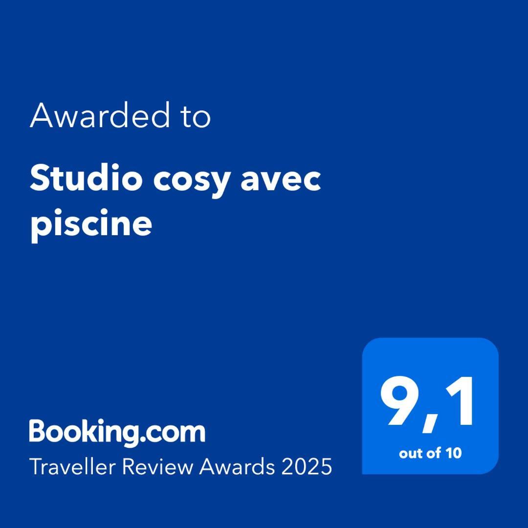Studio Cosy Avec Piscine Saint-Joseph Bagian luar foto
